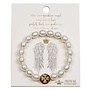 Guardian Angel Bracelet White/Gold