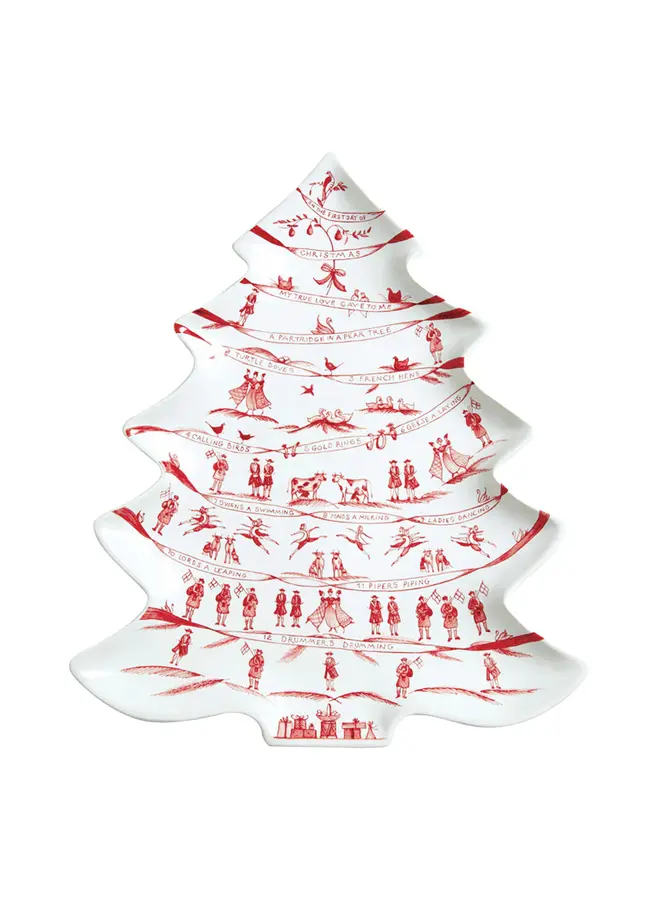 Winter Frolic 15" Tree Platter