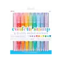 Confetti Stamp Double-Ended Markers - Set of 9