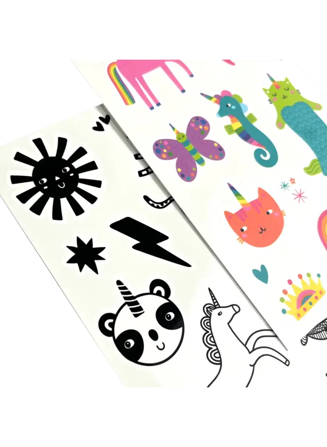 Mini Temporary Tattoos - Unicorn Party