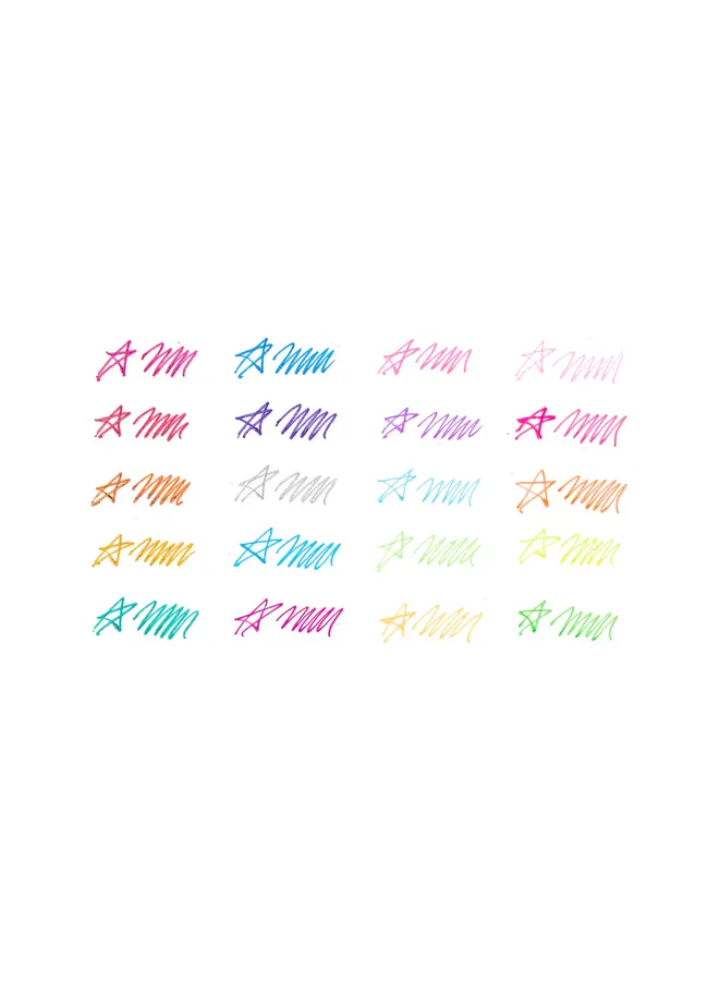 Mini Doodlers Fruity Scented Gel Pens - Set of 20