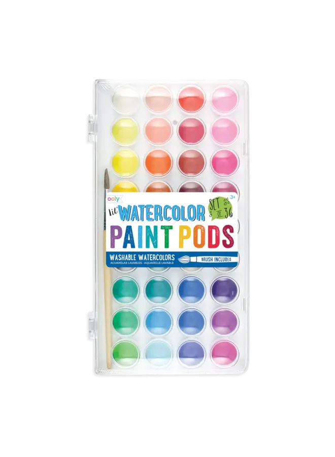 Lil’ Paint Pods Watercolor Paints - Set of 36