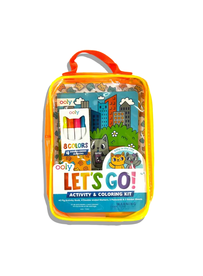 Let’s Go : Activity & Coloring Kit -
