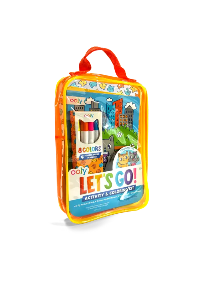 Let’s Go : Activity & Coloring Kit -