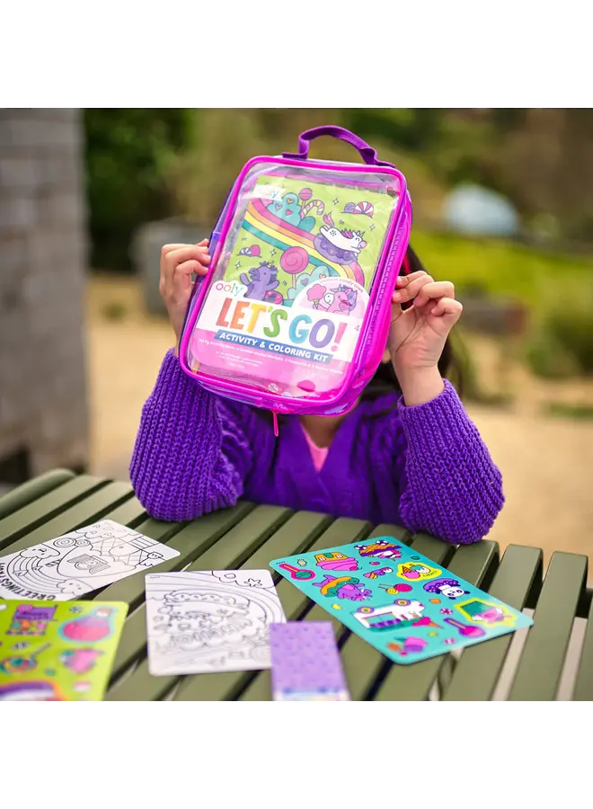 Let’s Go : Activity & Coloring Kit -