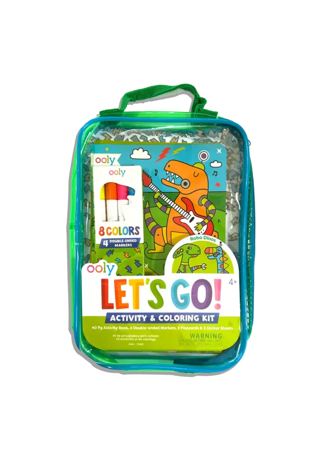 Let’s Go : Activity & Coloring Kit -