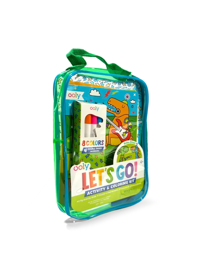 Let’s Go : Activity & Coloring Kit -