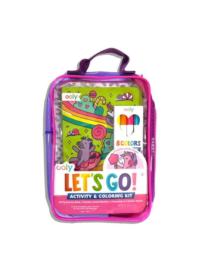 Let’s Go : Activity & Coloring Kit -