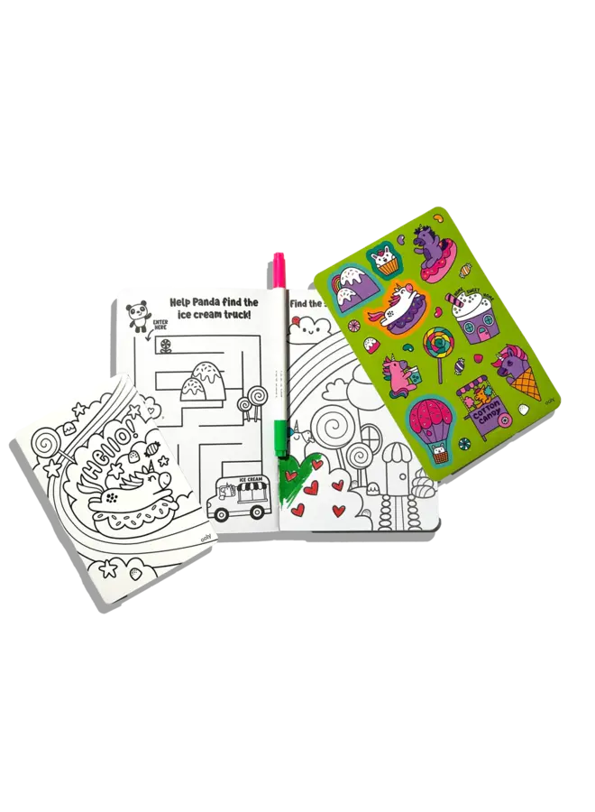 Let’s Go : Activity & Coloring Kit -