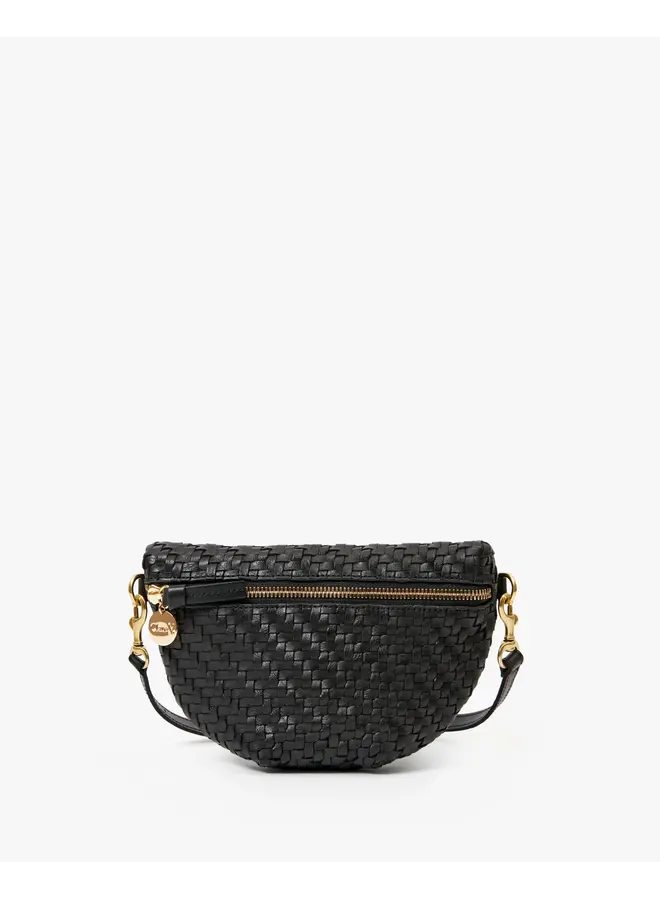 Petite Fanny- Woven Zig Zag - Black
