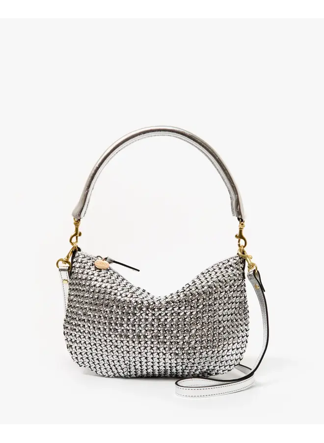 Petit Moyen Messenger - Woven Etoile - Silver