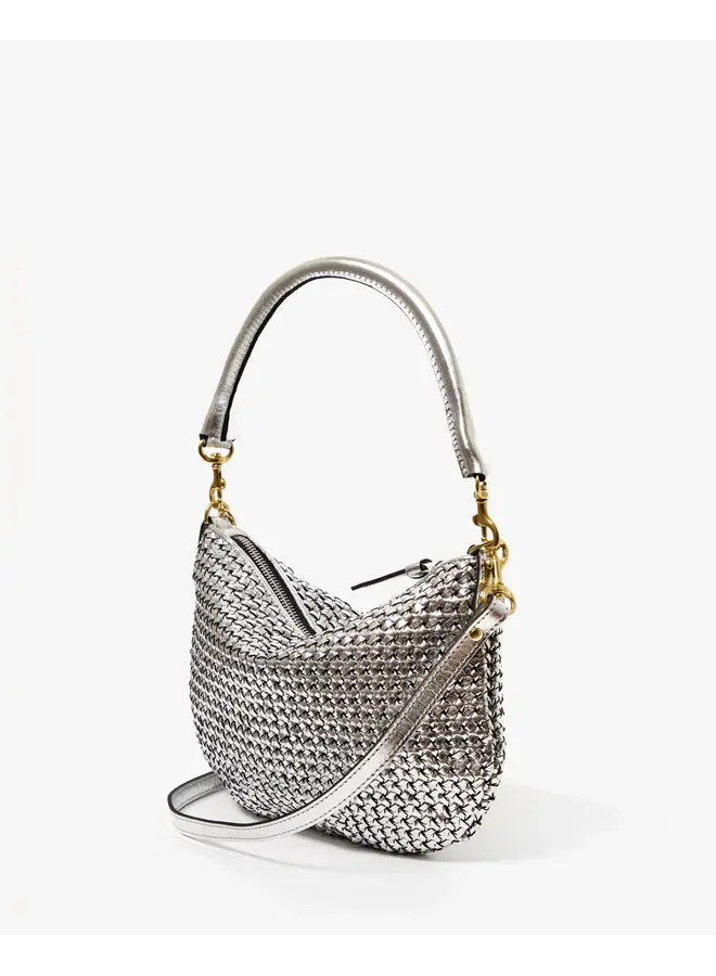 Petit Moyen Messenger - Woven Etoile - Silver