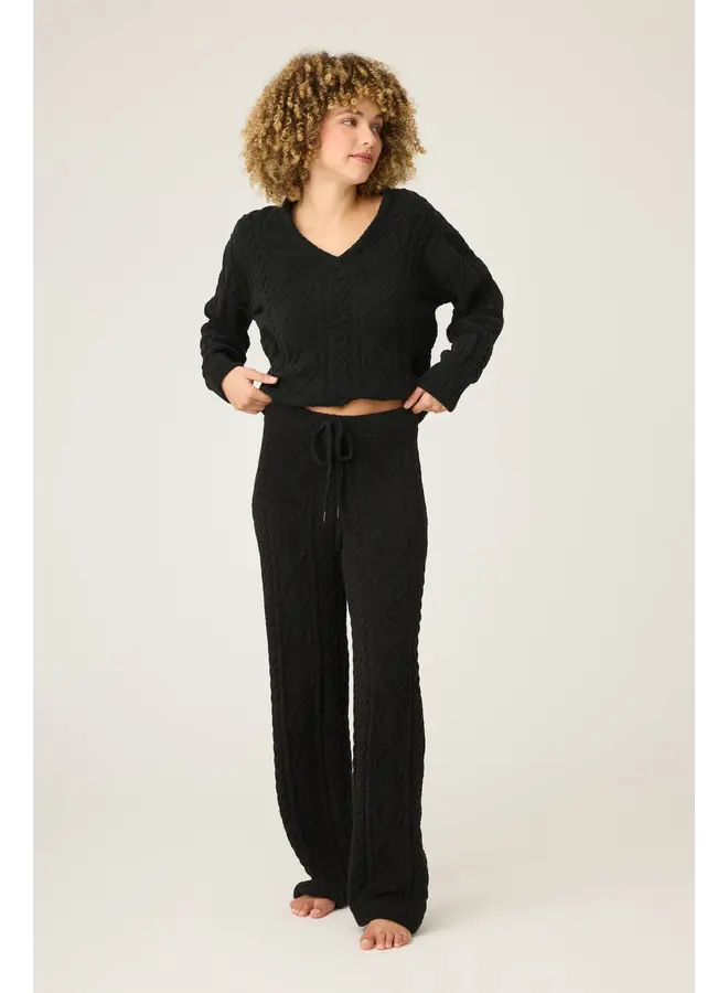 Cozy Chenille Cable Pant -
