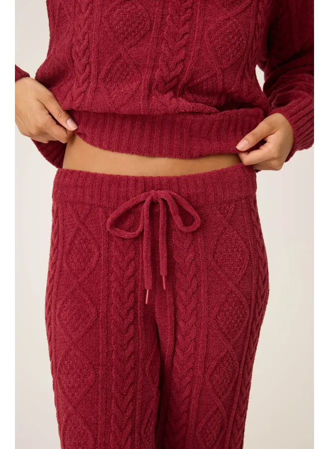 Cozy Chenille Cable Pant -