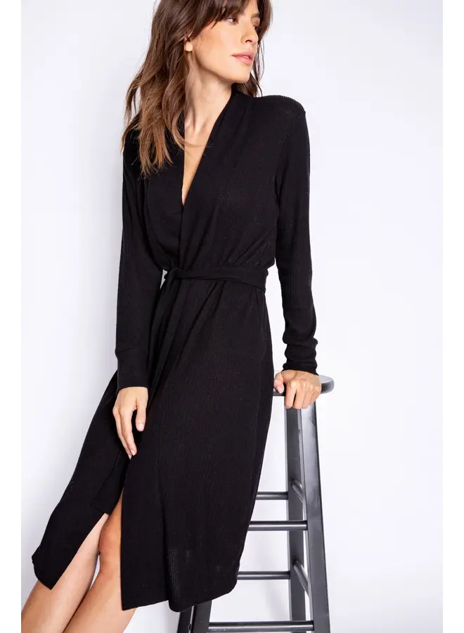 Textured Essentials  Robe -