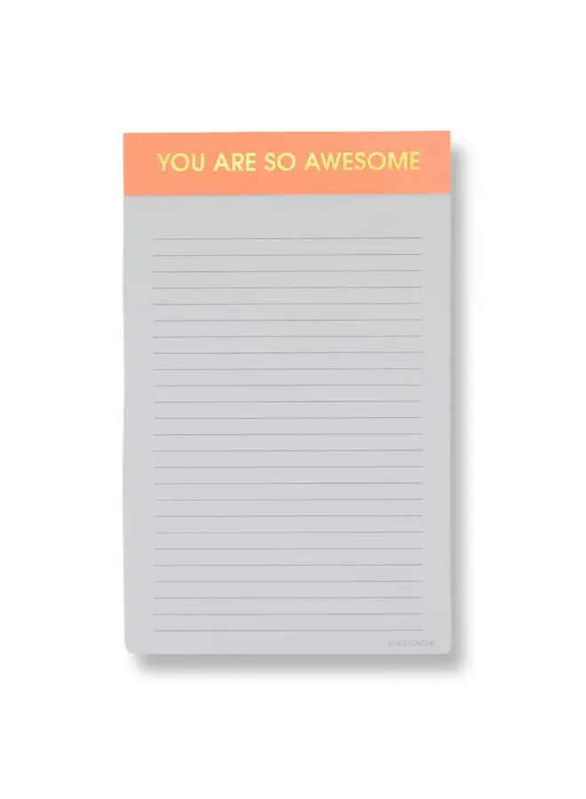 Lined Notepad -