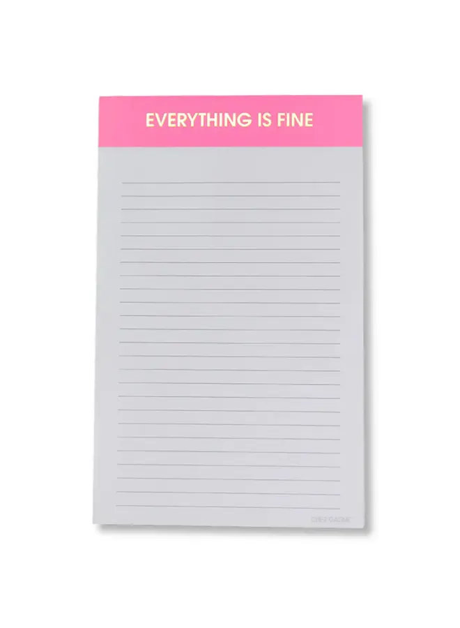 Lined Notepad -