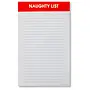Naughty List Notepad