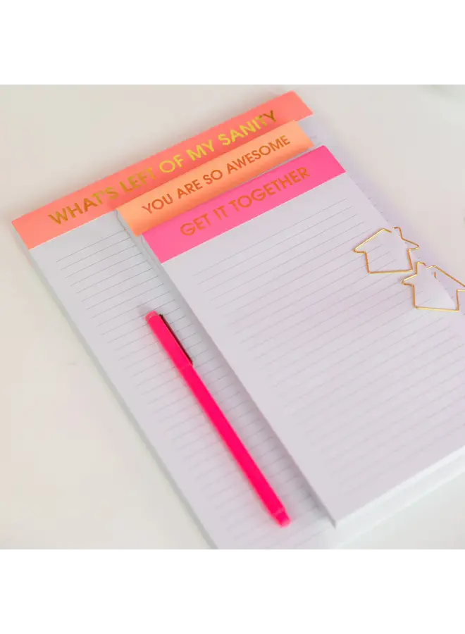 What's Left of My Sanity Large Memo Notepad