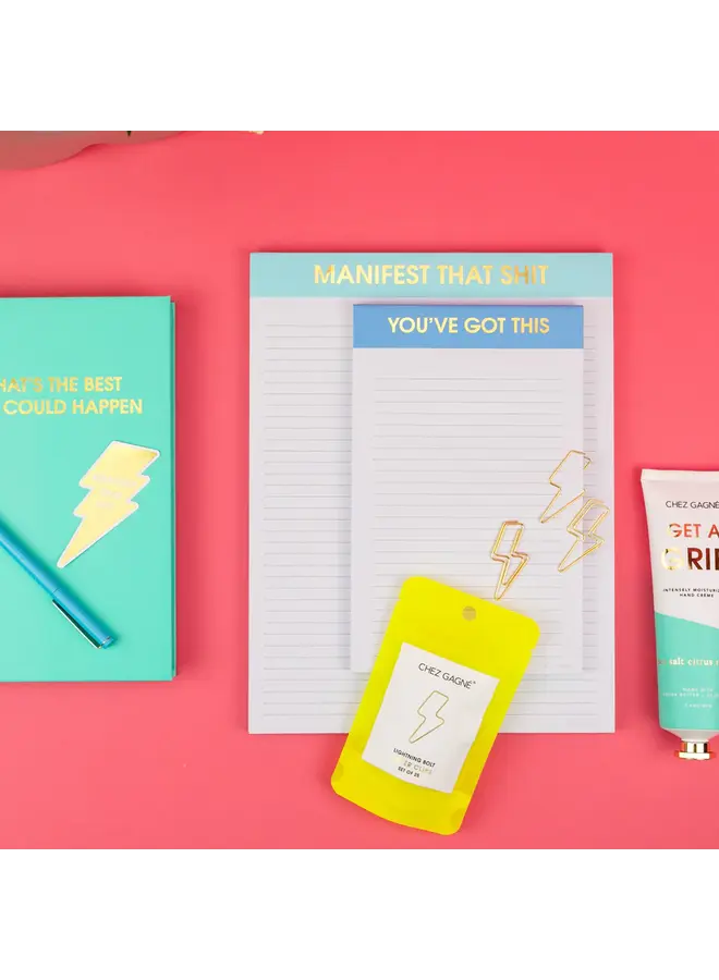 Manifest That Shit Large Memo Notepad