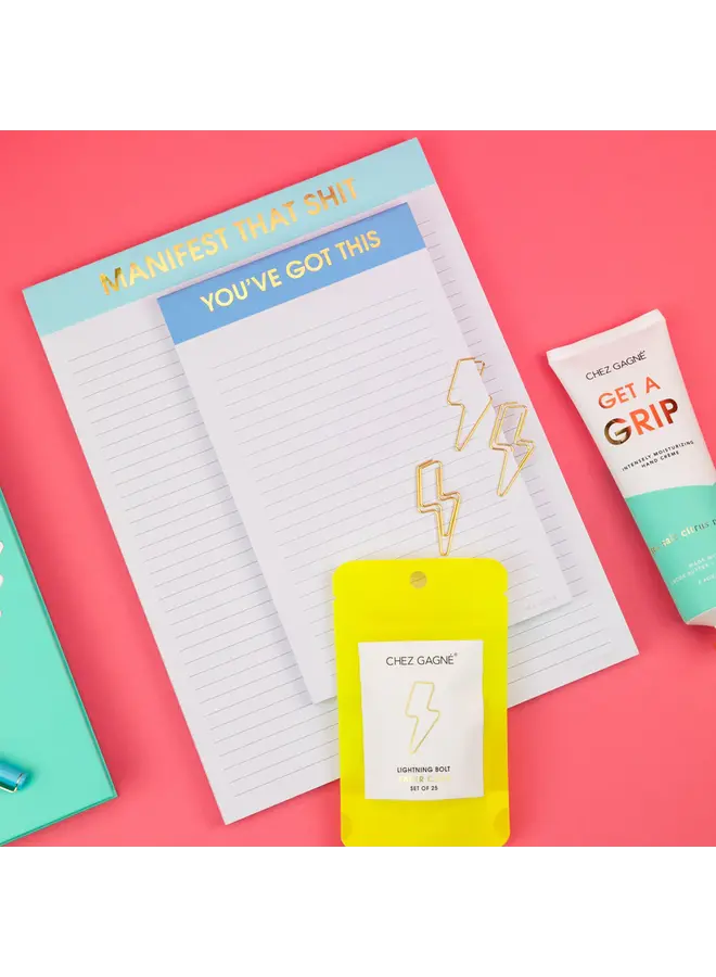 Manifest That Shit Large Memo Notepad