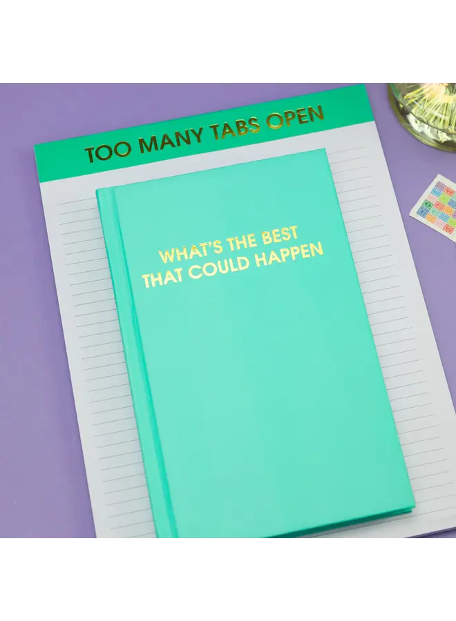 Too Many Tabs Open Large Memo Notepad