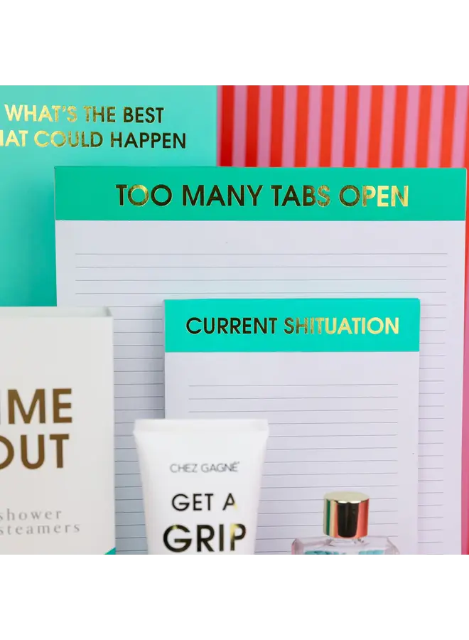 Too Many Tabs Open Large Memo Notepad