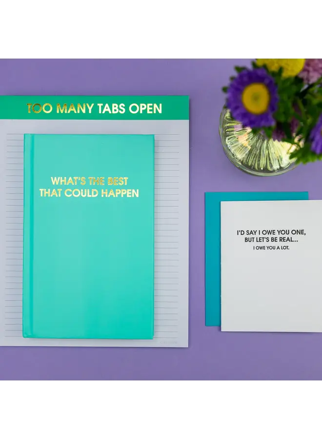 Too Many Tabs Open Large Memo Notepad