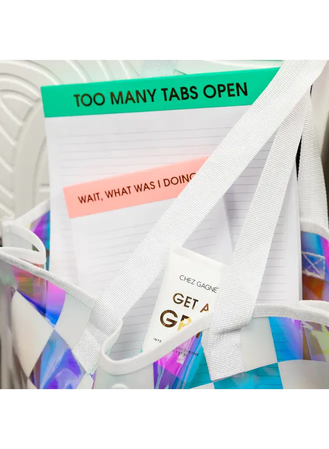Too Many Tabs Open Large Memo Notepad