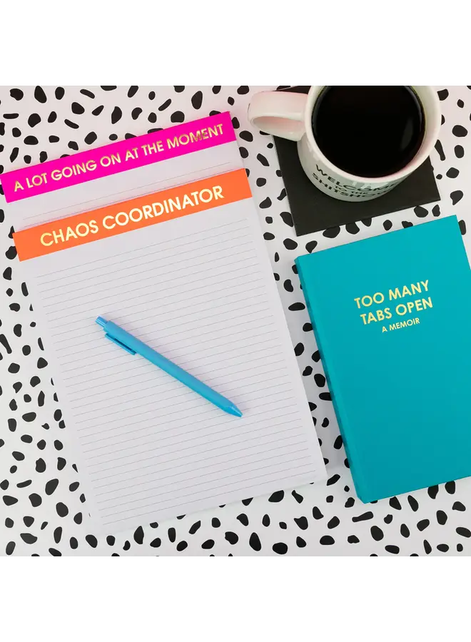 Chaos Coordinator Large Memo Notepad