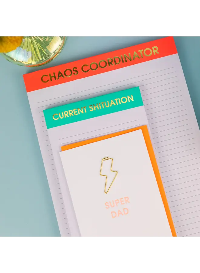 Chaos Coordinator Large Memo Notepad