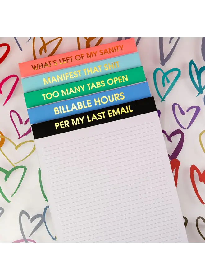 Per My Last Email Large Memo Notepad