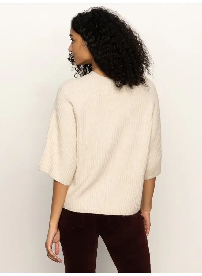 Ribbed Sweater Tee -