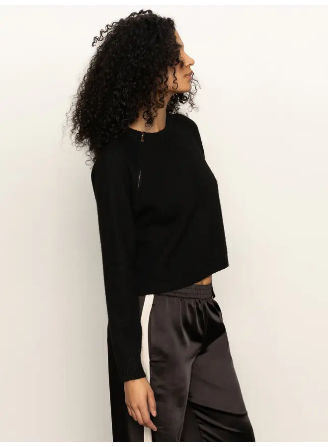 Zip It Sweater - Black -