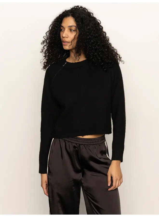 Zip It Sweater - Black -