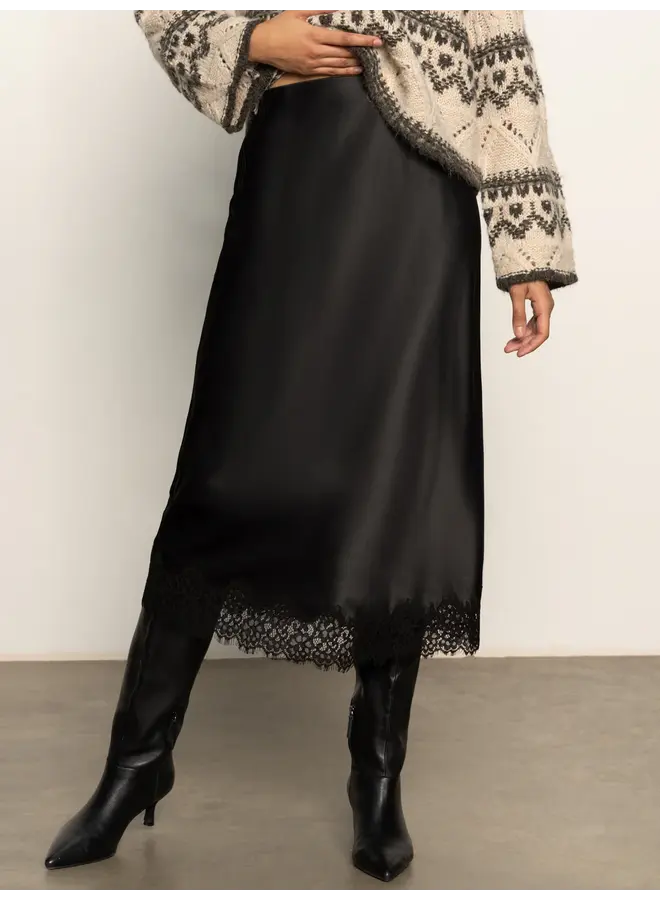 Slip Skirt with Lace -