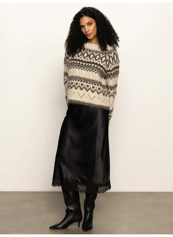 Slip Skirt with Lace -