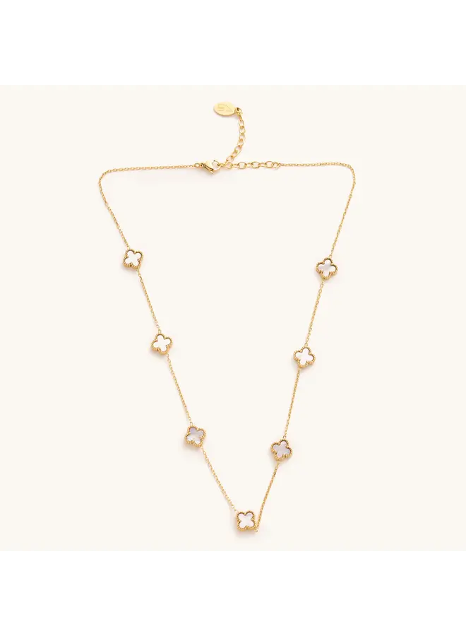 Mini White Flora Necklace