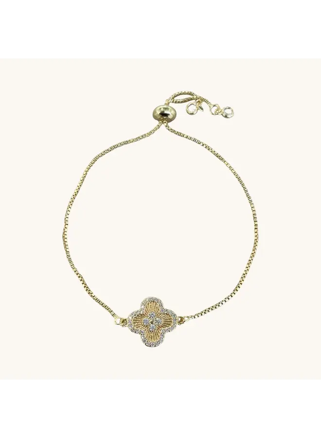 Claudia Crystal Slider Bracelet