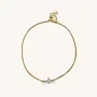 Crystal Cross Slider Bracelet - Gold