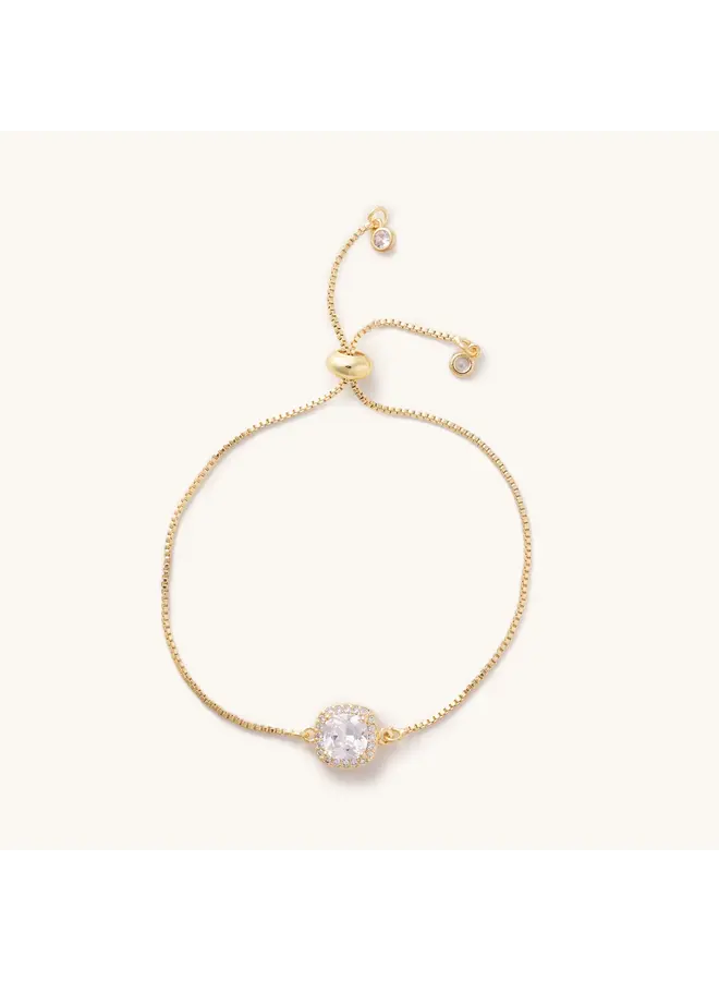 Presley Crystal Gem Slider Bracelet