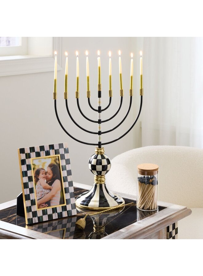 Courtly Menorah