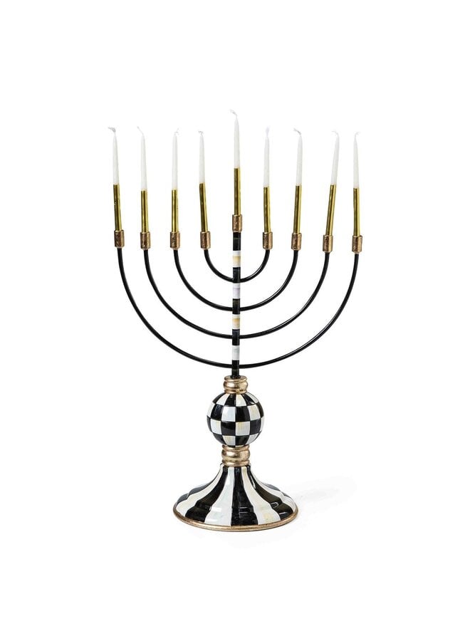 Courtly Menorah
