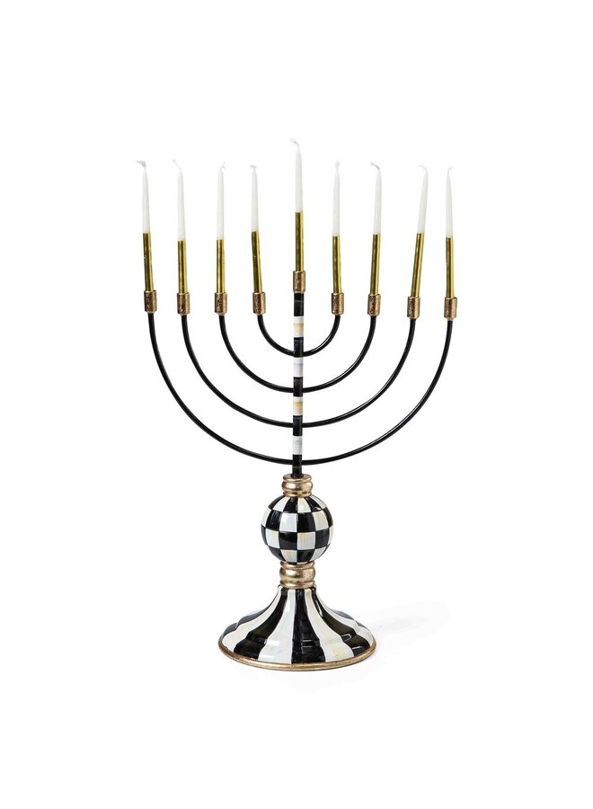 Courtly Menorah