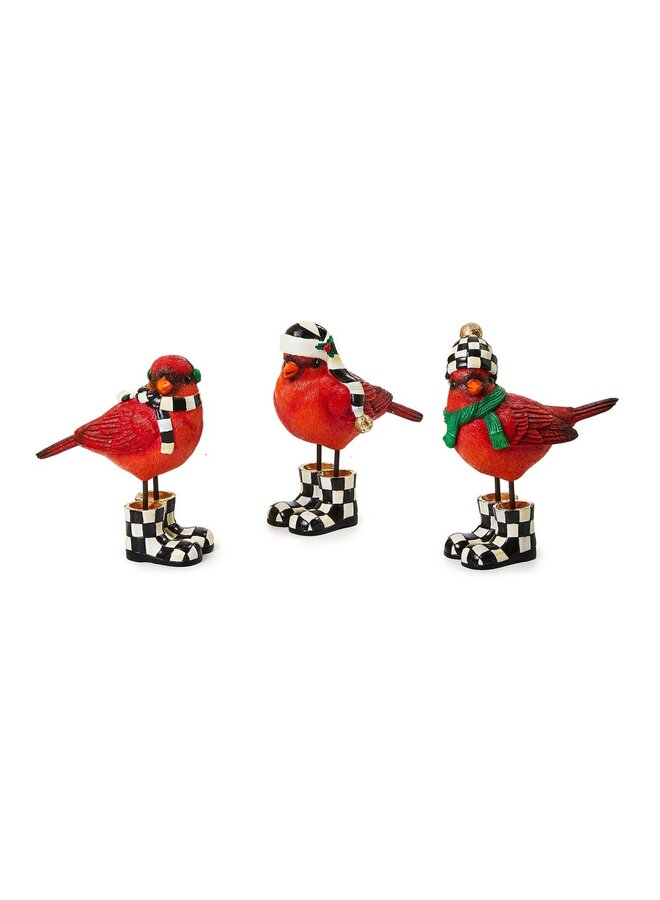 Cozy Christmas Cardinals, Set of 3