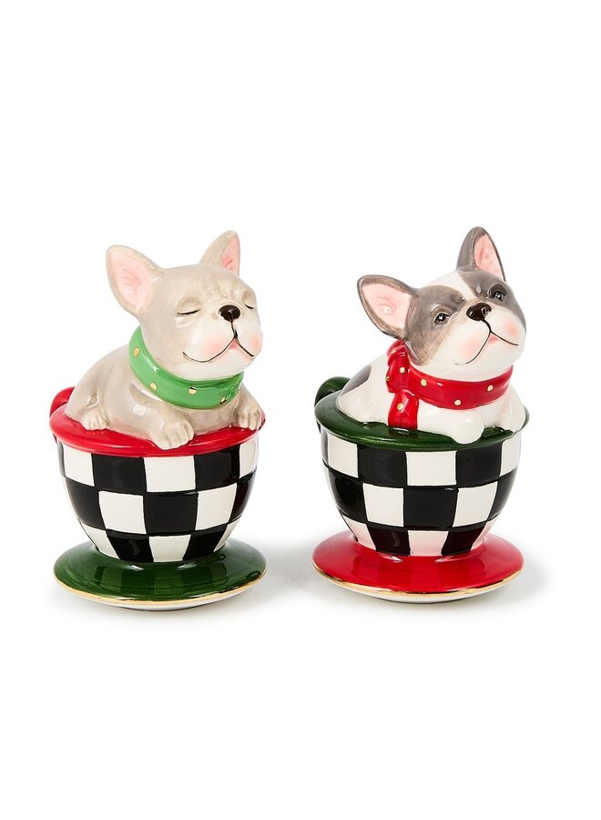 Check It Out French Bulldog Salt & Pepper Set