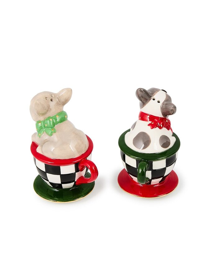 Check It Out French Bulldog Salt & Pepper Set