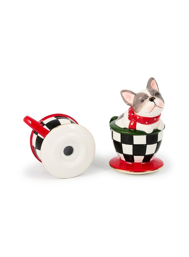 Check It Out French Bulldog Salt & Pepper Set