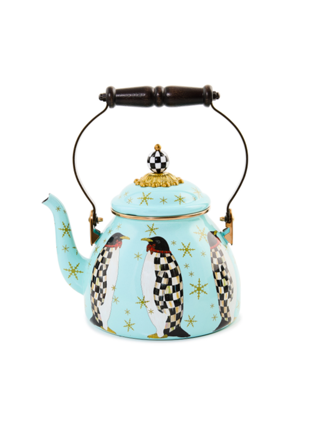 Penguin Parade 2 Quart Tea Kettle