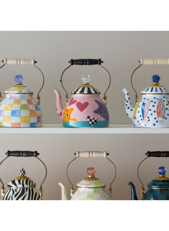 Cat Love 2 Quart Tea Kettle